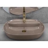 Aufsatzwaschbecken REA Aura 61 Beige Shiny