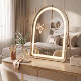 Spiegel LED GLAM L.Gold 40x45cm