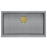 Granitspülbecken Logan 110 Grey Metallic