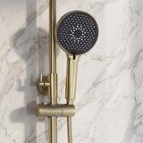 Duschgarnitur PREMIUM Rea Maxim Brush Gold