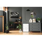 Spiegel mit Seil 40CM silver KLMH-0410S-1