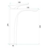 Waschbeckenarmatur PREMIUM Rea Joe Titan High