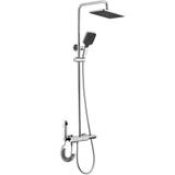 Duschgarnitur mit Thermostat REA ROB Chrome