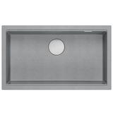 Granitspülbecken Logan 110 Grey Metallic