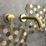 Inbyggd blandare Rea Argon borstat guld + BOX