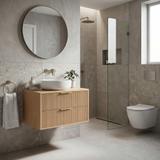 Waschtischunterschrank Rea Mono 80cm Beige