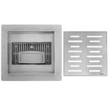 REA LINE lineārā noteka 150x150 BRUSHED NIĶEL