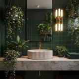 Aufsatzwaschbecken Rea Margaret Beige