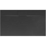 Base de duche Bazalt longa preta 80x120
