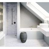 Set pentru dus Lugano Black Rea incastrabil +BOX