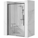 Shower doors SOLAR BLACK MAT 100