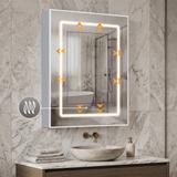 LED mirror cabinet Rea Zenit 70x50cm