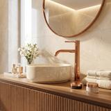 Waschbeckenarmatur Rea  Venti Copper high