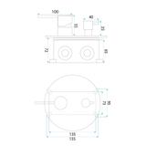 Shower system Rea Grace Titan + BOX