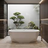 Freistehende Badewanne Rea Diamanti 170