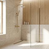 Duschgarnitur Rea Rivo Brush Gold