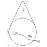 ΚΑΘΡΕΦΤΗΣ ΤΟΙΧΟΥ LED 60cm YH-3339