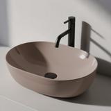 Aufsatzwaschbecken Rea Lisa Beige Shiny