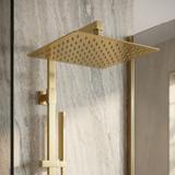 Квадратен душ пита REA JS-P015BG 30cm Brush Gold