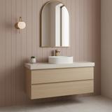 Waschbeckenarmatur Rea Drop Brush Copper low