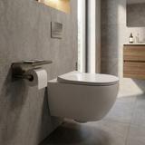 Toilettenpapierhalter mit Ablage 6613 Modern Titan