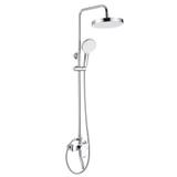 Shower set REA BLOOM WHITE CHROME