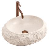 Aufsatzwaschbecken Rea Mika Warm Beige