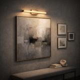 VÆGLAMPE TIL BADEVÆRELSET LED 42CM APP1851-1W BRUSH GOLD