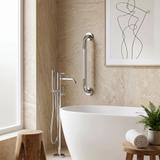 Anti-slip bathroom grab bar 104 Chrome