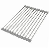 Roll-up dish drying rack for sink REA P12298A Grey