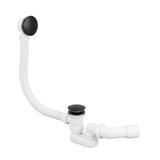 Badewannensiphon Rea mit Klick-Klack-Ablaufventil Black