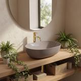 Aufsatzwaschbecken Rea Lisa Beige Shiny