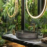 Countertop washbasin REA Mirella Black