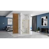 Porta doccia Rea Alex 120 Gold Brush