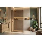 Duschwand Rea Flexi Brown / Brush Copper 120