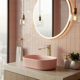 Waschbeckenarmatur Rea Drop Brush Gold High
