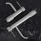 Waschbeckenarmatur Rea Lungo Stripe Brush Nickel Low