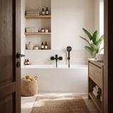 Grifo de bañera REA ARGUS BLACK MATT