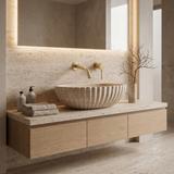 Wall Mounted faucet REA Venti Brush Gold