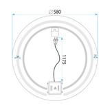 Spiegel LED 60cm Modern