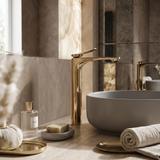 Tvättställsblandare REA Vision Gold High