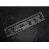 Badezimmer-Accessoire-Set Rio Black 4-teilig