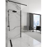Duschwand Rea Aero Intimo Black Mat 120