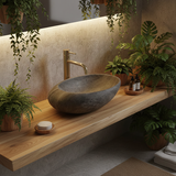 Aufsatzwaschbecken Rea Roxy A Stone D. Grey