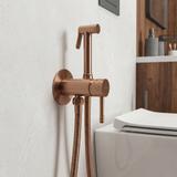 Bidetarmatur REA Lungo Loop Diamond Brush Copper