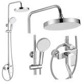 Shower set REA BLOOM WHITE CHROME