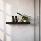 Bathroom shelf SF04 60cm black matt