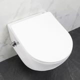 wandhängendes WC REA Carlo Lux Rimless mit Bidetfunktion