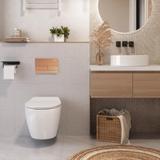WC öblítő gomb K011A-Q és Slim024N Rea T Brush Copper/Brushed Rose Gold