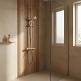 Duschset med termostat Rea Lungo Diamond Gold Brush